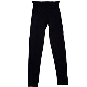 Spanx Black Leggings with Hidden Pocket